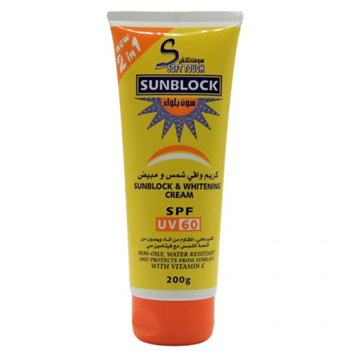 Soft Touch Premium Sun Block SPF 60, 200g