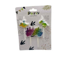 Glitter Dinosaur Birthday Candles