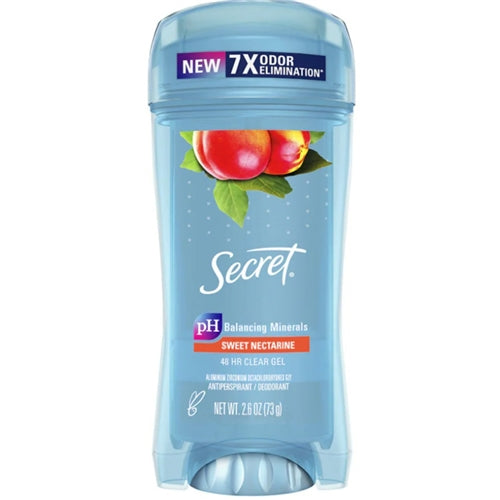 Secret Scent Expressions Antiperspirant and Deodorant Clear Gel, Sweet Nectarine 2.6oz