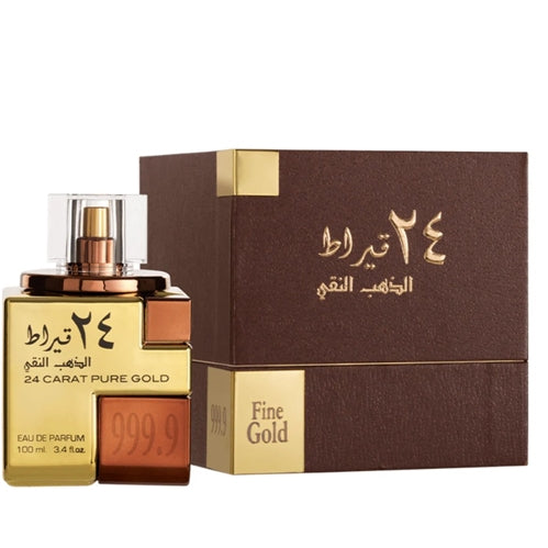 Lattafa 24 Carat Pure Gold Eau De Parfum Spray 100ml