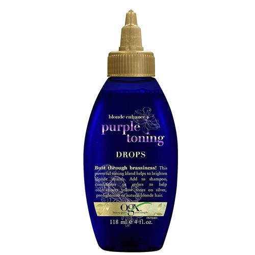 OGX Blonde Enhance + Purple Toning Drops, 4oz