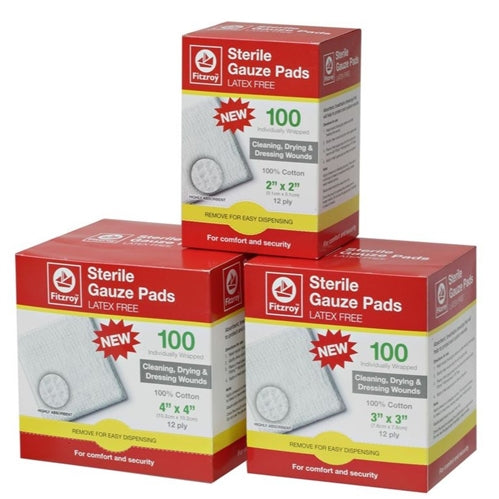 Fitzroy Sterile Gauze Pads