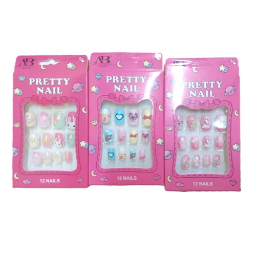 Ana Beauty Pretty Nail Press On Nails - 12 Nails