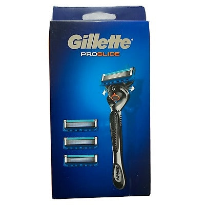 Gillette ProGlide Men's Wet Razor + 4 Razor Blades with 5 Fold Blades,