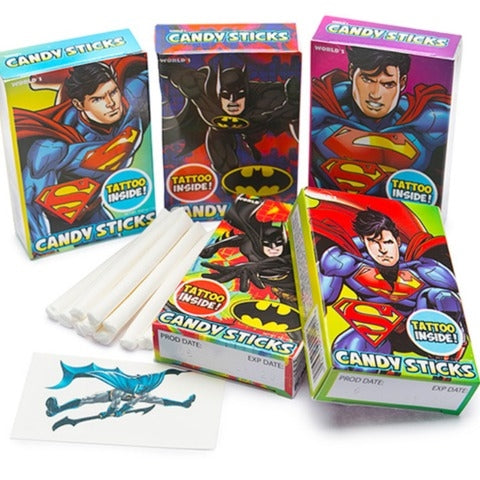 Justice League Candy Sticks With Sticker 15g