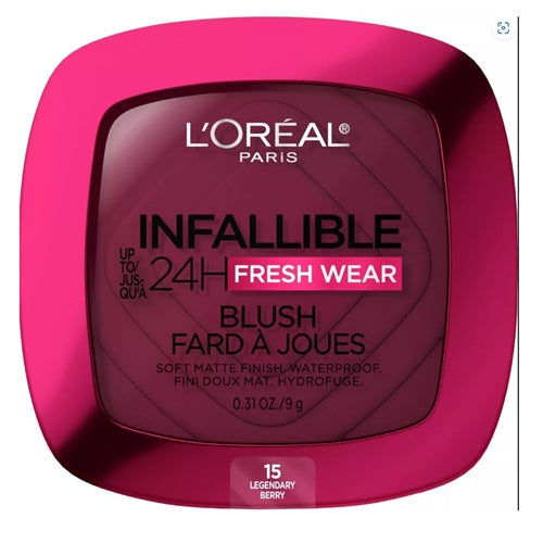 L'Oreal Paris Infallible Up to 24H Fresh Wear Blush Powder - 0.31oz