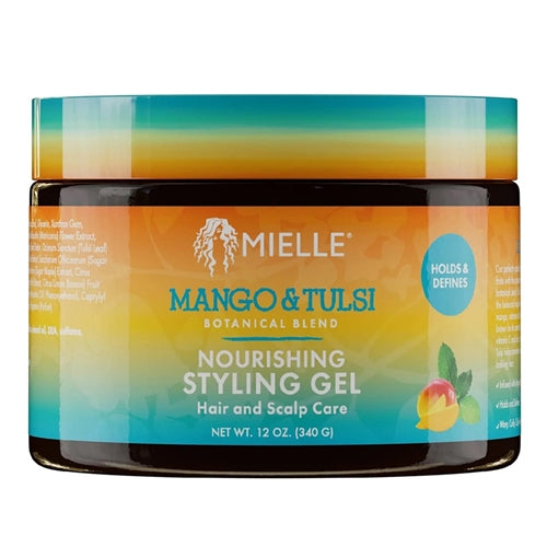 Mielle Organics Mango & Tulsi Nourishing Styling Gel, 12 Oz