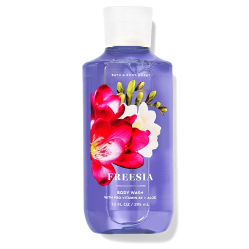 Bath & Body Works Freesia Body Wash With Pro-Vitamin B5 & Aloe 10 fl oz