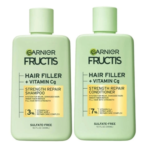 Garnier Fructis Hair Fillers Strength Repair + Vitamin Cg for Damaged Hair - 10.1 fl oz