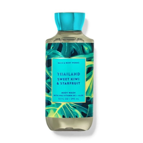 Bath & Body Works Thailand Sweet Kiwi & Starfruit Body Wash With Pro-Vitamin B5 & Aloe 10 fl oz