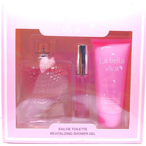 NYC Scents La Bella Viva 3pc Gift Set For Ladies