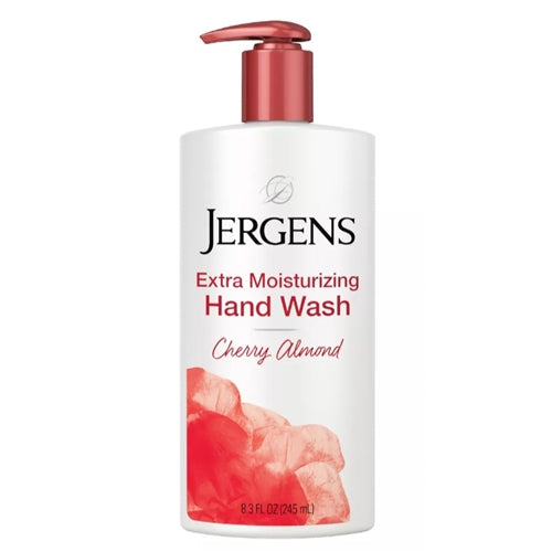 Jergens Extra Moisturizing Hand Wash Soap - Cherry Almond Scent - 8.3 fl oz