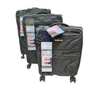 Clipper Club 3 Pc  Soft Luggage Set - Black