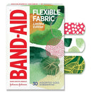 Band-Aid Brand Flexible Fabric Bandages, Forest, Assorted Sizes, 30 ct