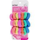 Scunci Small Fleece Ponytailers Hair Ties 21 Count