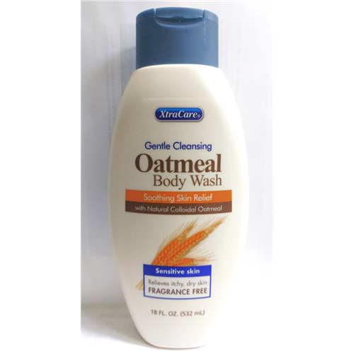 Xtracare Gentle Cleansing Oatmeal Body Wash With Natural Colloidal Oatmeal 18 fl oz