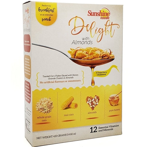 Sunshine Cereals Delight With Almond 420g