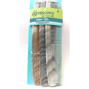 Expressions 3pcs Marbilized Hair Combs