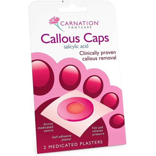 Carnation Callous Caps 2 Medicated Plasters