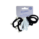 Glamour 10 Pcs Hair Bands - Black & White