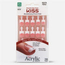 Kiss Revolutionary French Nails Acrylic Short Length - 28 CT.