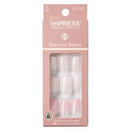 Kiss Impress Press-On Nails - Effortless Finish, Bare But Better, 30ct