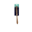 Expressions Faux Wood Round Bristle Brush