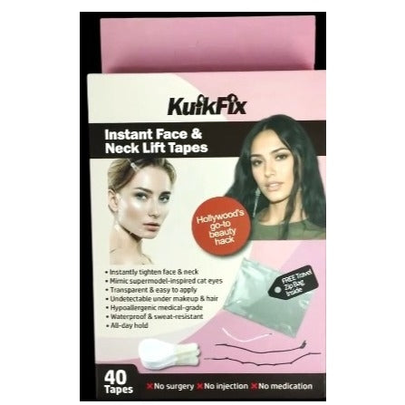 Kuikfix Instant Face & Neck Lift Tapes 40 Tapes