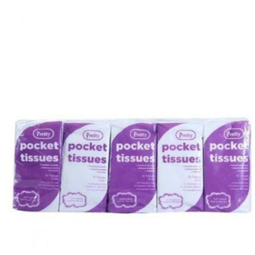 Pretty Pocket Tissues 3-ply 10s X 10