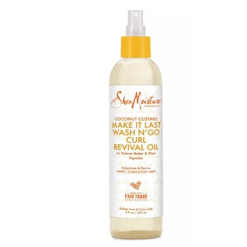 SheaMoisture Coconut Custard Make It Last Wash N' Go Curl Revival Oil - 8 fl oz