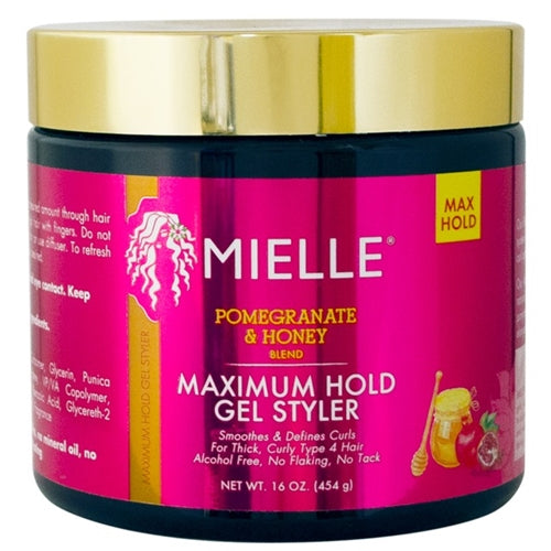 Mielle Organics Pomegranate & Honey Maximum Hold Gel Styler 16 fl oz