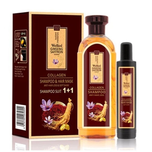 Wellice Shampoo & Conditioner Ginseng Saffron 420ml