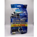 Ultra Max Twin Blade Razors 10 + 6 Free-16ct