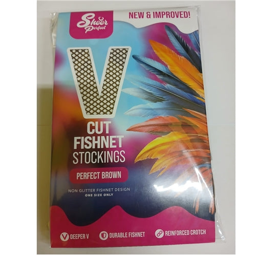 Cut Fishnets Sheer Perfect V Cut Fishnet Tights