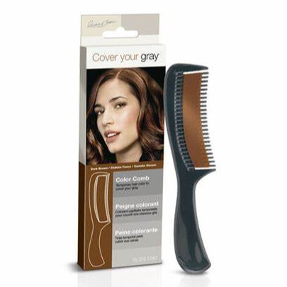 Cover Your Gray Color Comb - Dark Brown