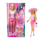 Barbie Blonde Doll With Swimsuit And Beach-Themed Accessories