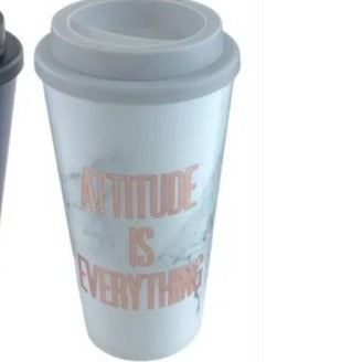 Life Art Drinking Cup /Attitude Is Everything