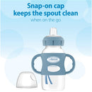 Dr Brown's Milestones Baby's First Sippy Sprout Bottle With Handles, 9oz