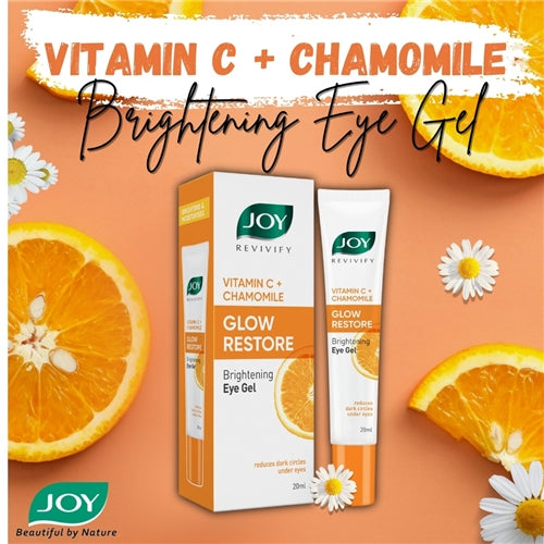 Joy Revivify Vitamin C + Chamomile Glow Restore Brightening Eye Gel 20ml