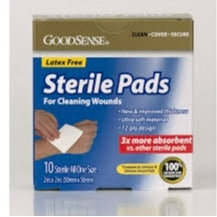 Goodsense Sterile Pads 2x2" 10 Count