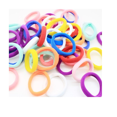 Non Metal Hair Ties - Small Assorted Colors 6's