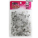 Bello Collection Small Beads - Silver & Clear