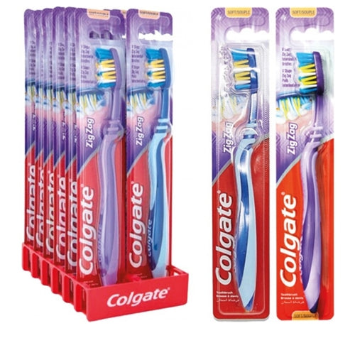 Colgate Single Zigzag Flexible Toothbrush, Soft