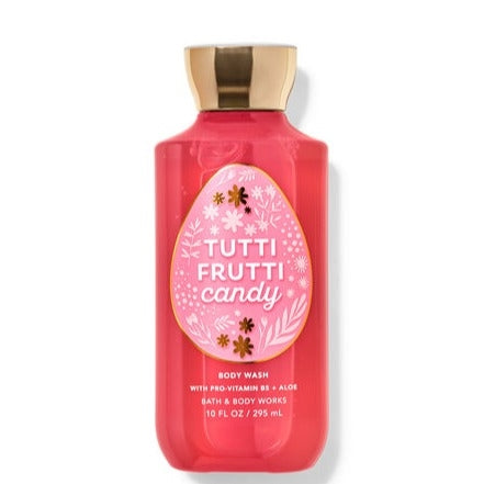 Bath & Body Works Tutti Frutti Candy Body Wash With Pro-Vitamin B5 & Aloe 10 fl oz