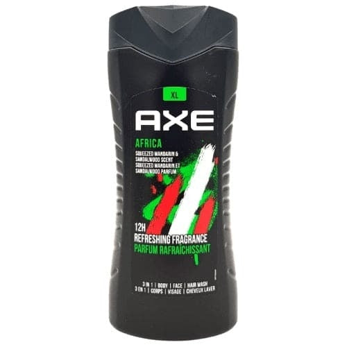 Axe 3 In 1 12H Shower Gel For Men 400ml - Africa