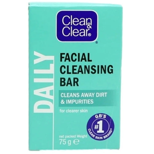 Clean & Clear Daily Facial Cleansing Bar - 75g