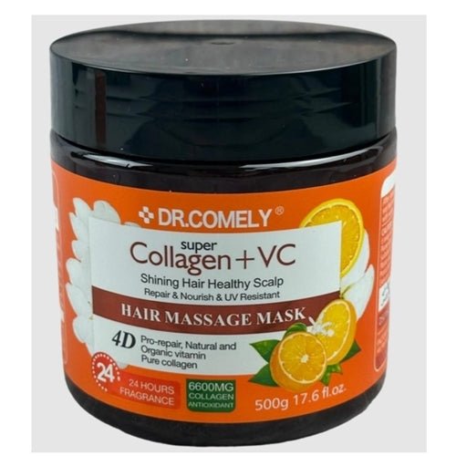 Dr. Comely Super Collagen+Vitamin C Shining Hair Healthy Scalp Hair Massage Mask 500g