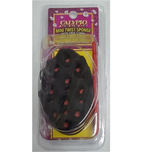 Calypso Twist Hairbrush Sponge With Comb