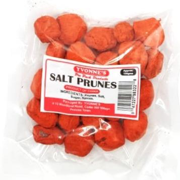 Yvonne's Salt Prunes 50g