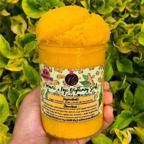 Creamy Luxe Turmeric & Kojic Brightening Scrub 8oz